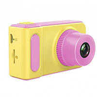 Дитячий цифровий фотоапарат Smart Kids Camera V7 baby T1. WA-621 Колір рожевий