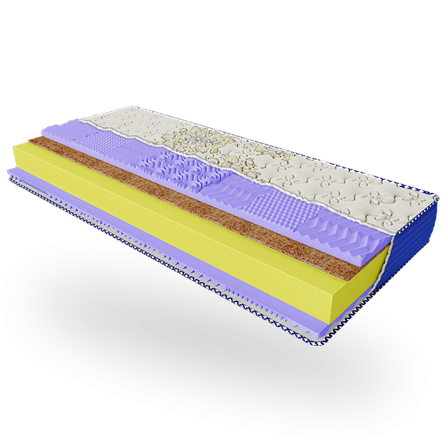 Ортопедичний матрац Arabeska Tiara 80 х 190 см Безпружинний матрац для сну, фото 1