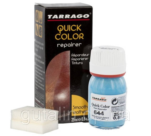 Барвник для гладкої шкіри Tarrago Quick Color 25 мл колір карибська лазур (644)