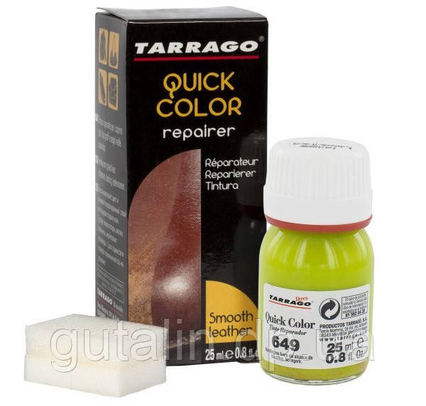 Барвник для гладкої шкіри Tarrago Quick Color 25 мл колір салатовий (649)