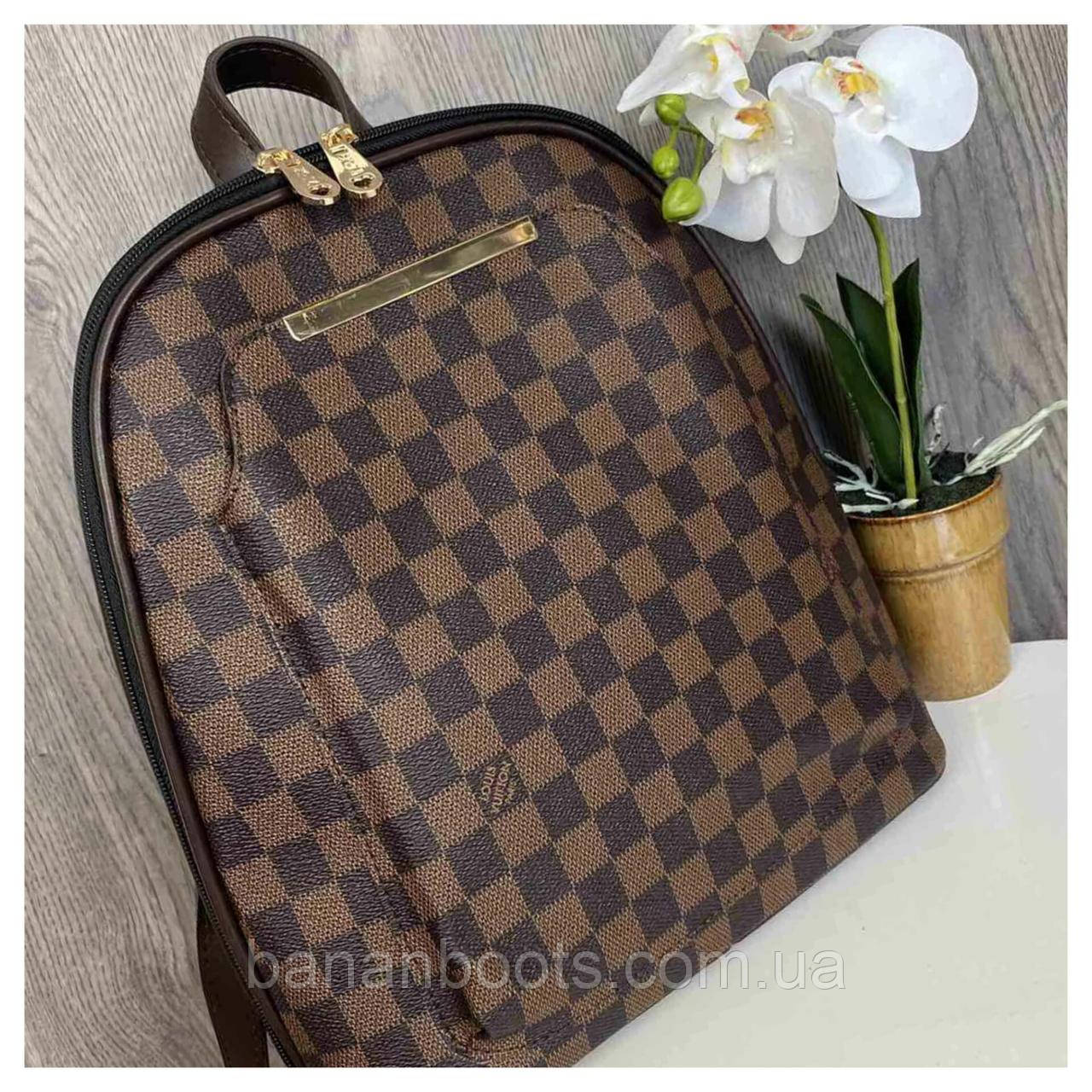 Модна коричнева сумка-рюкзак для дівчат