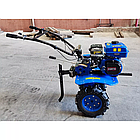 Культиватор бензиновий Forte 80-G3 7 к.с колеса 8" Синій, фото 3