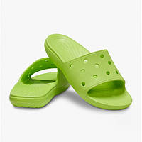 Шлепанцы (слайды) Classic Crocs Slide, оригинал (206121) 36, лайм