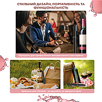 Штопор пневматичний для вина SBTR Чорний, фото 8