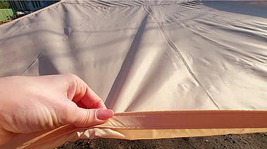 Вітрило тент від дощу та сонця навіс туристичний затінювальний 3х4 м щільність 150 г/м2 ступінь затінення 95%