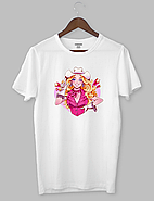 Футболка з прикольним дизайном Barbie «Барбі Аніме», фото 2