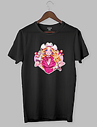 Футболка з прикольним дизайном Barbie «Барбі Аніме», фото 3