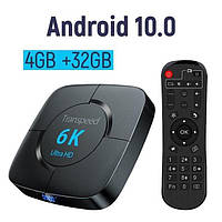 Смарт ТВ приставка Smart TV Box (4/32 ГБ) Transpeed 6К Android