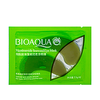 Патчи под глаза Bioaqua Nicotinamide Seaweed Eye Mask c никотинамидами и водорослями