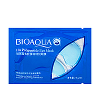 Патчи под глаза гидрогелевые Bioaqua Ha Polypeptide Eye Mask с пептидами и гиалуроновой кислоты