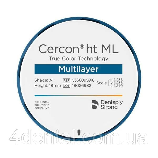 Cercon ht ML висота 25 мм