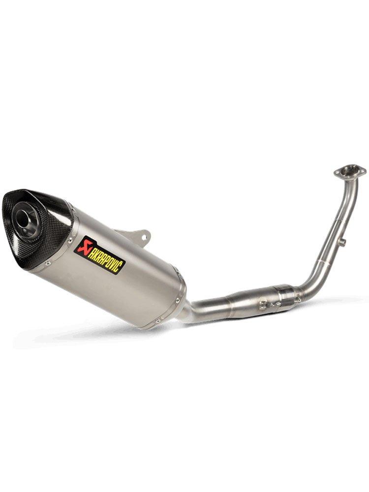 Повна вихлопна система Racing Line [титан + карбон] Akrapovic для Yamaha MT-125/YZF-R125 [21-22], фото 1