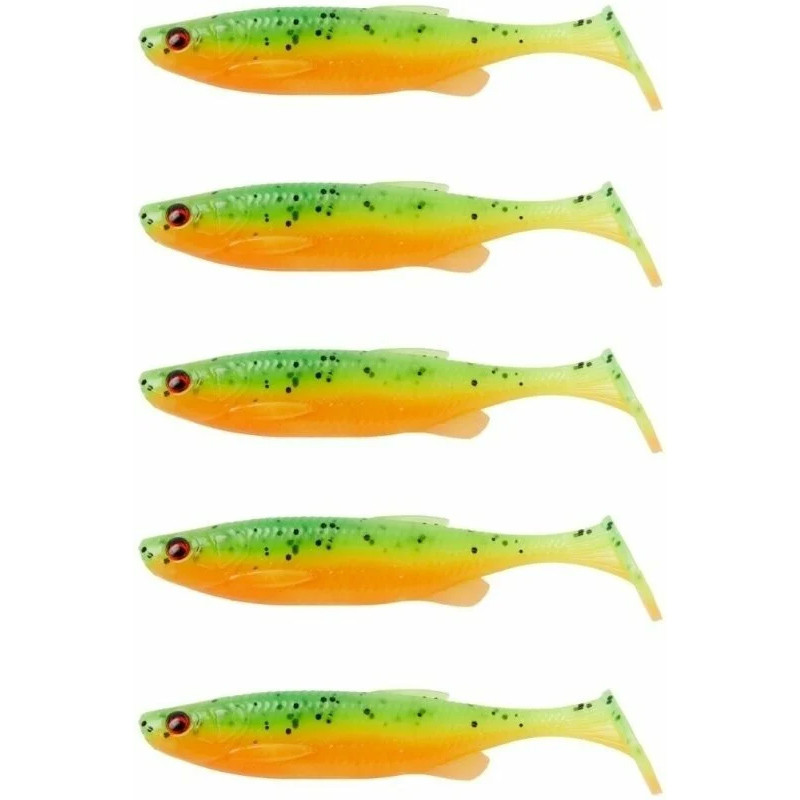 Силікон Savage Gear Fat Minnow T-Tail 130mm 20.0g Firecracker (5 шт/уп), фото 1