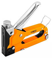 Степлер Neo Tools Степлер мебельный 4-14 мм, сталь, скобы J (16-032) TZP119