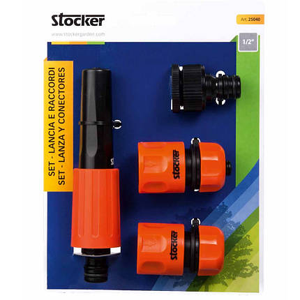 Розпилювач з комплектом конекторів Stocker / Штокер 25040 (Італія), фото 1