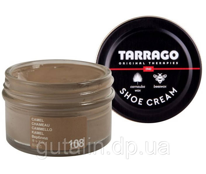 Крем для гладкої шкіри Tarrago Shoe Cream 50 мл колір верблюд (108)