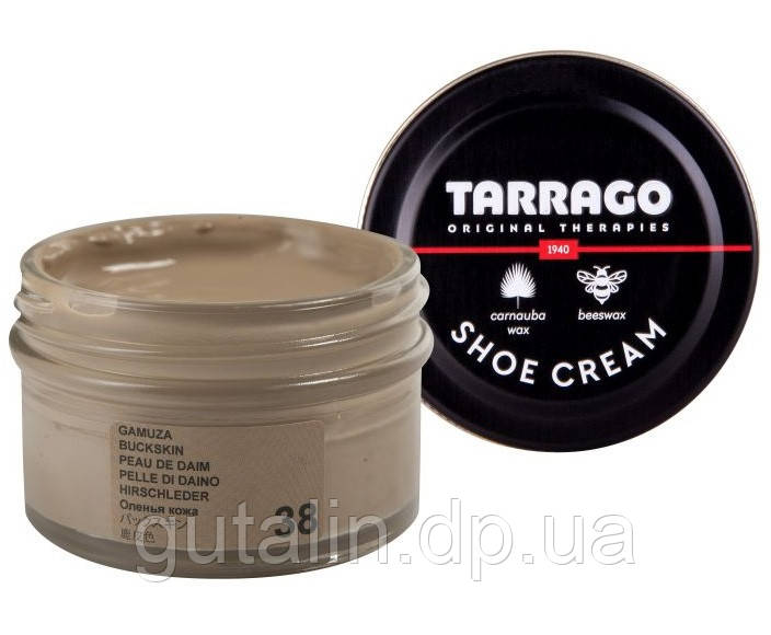 Крем для гладкої шкіри Tarrago Shoe Cream 50 мл колір темно бежевий (38)