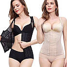 Корсет післяпологовий на бретельках для утяжки живота моделюючий Perfect Чорний, фото 2