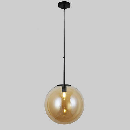 Чорний підвіс з кавовим 30см кулею (916-3430-1 BK+BR), фото 1
