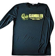 Лонгслив Gambler Black Performance Long Sleeve Chartreuse Logo XL "Оригинал"