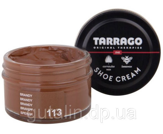 Крем для гладкої шкіри Tarrago Shoe Cream 50 мл колір бренді (113)