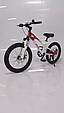 Гірський підлітковий велосипед Dyna Star M-1 20 дюймів Магнезієвий Біло-Червоний, фото 6