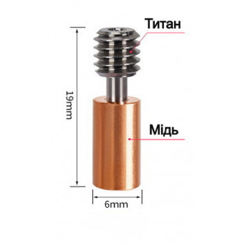 Термобар'єр біметалічний для 3D-принтера Creality CR-M4, K1, Ender-3
