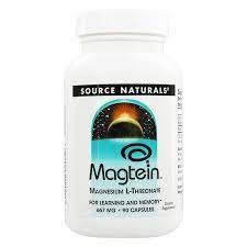 Source Naturals Magtein Magnesium L-Threonate (нейро магній) для покращення роботи мозку, 90 капсул на 30 днів. До 11/2027