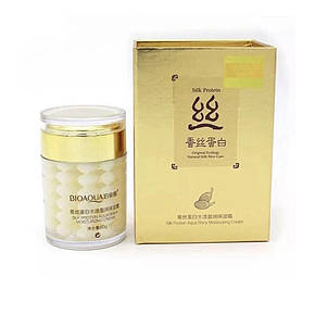 Опт Крем для обличчя з шовком Bioaqua Silk Protein Aqua Shiny Moisturizing Cream, 60 г, фото 1