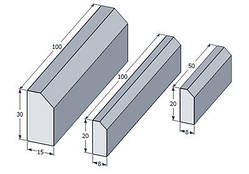Бордюри дорожні залізобетонні БР 100-20-8 купити бордюри ЗБВ супер ціна. Доставка по Україні.