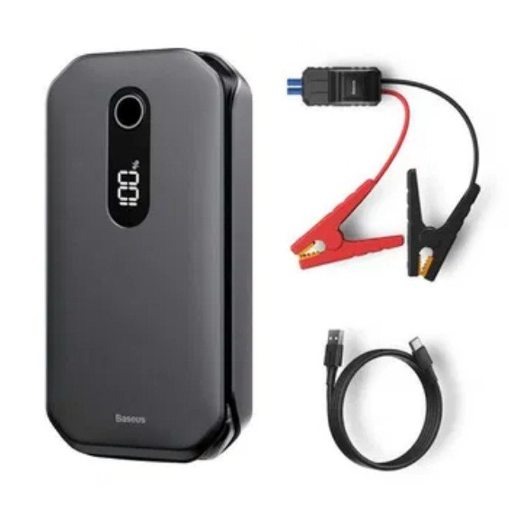 Пусковий пристрій Baseus Car Jump Starter 12000 mAh, бустер, стартер, powerbank
