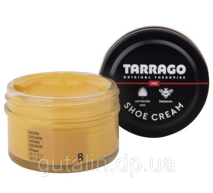 Крем для гладкої шкіри Tarrago Shoe Cream 50 мл колір охра (08)