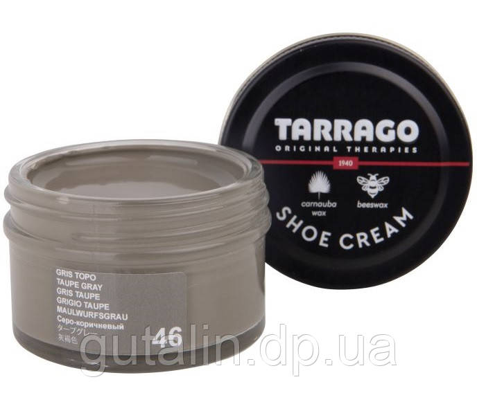 Крем для гладкої шкіри Tarrago Shoe Cream 50 мл колір сіро-коричневий (46)