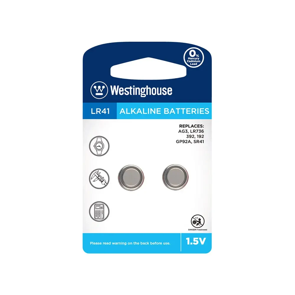Лужная батарейка Westinghouse Alkaline LR41 AG3