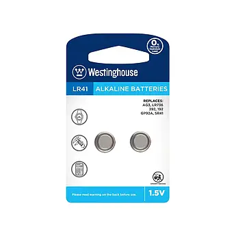 Лужная батарейка Westinghouse Alkaline LR41 AG3