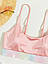 Гарний жіночий купальник із топом і високою посадкою плавок бікіні, рожевий, розмір S, L, фото 5
