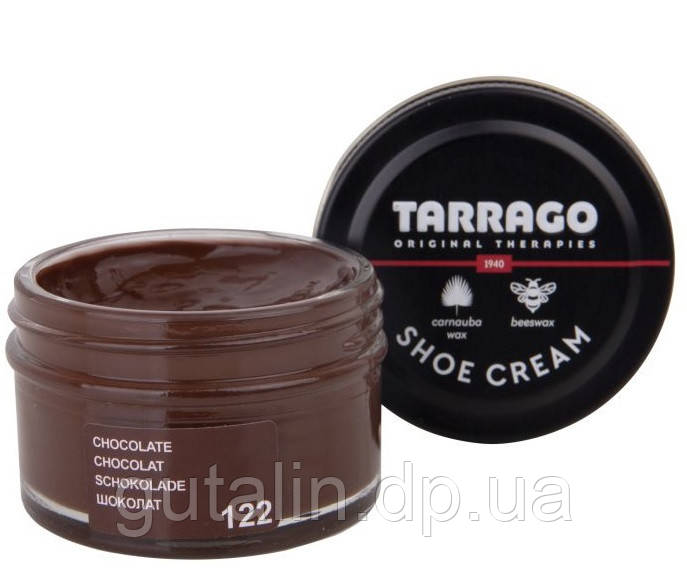 Крем для гладкої шкіри Tarrago Shoe Cream 50 мл колір шоколадний (122)
