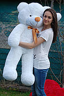 Ведмедик плюшевий іграшковий ведмідь білий 140 см для подарунка