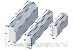 Бордюр дорожній, тротуарний, садовий, для клумб, декоративний, виробництво всіх видів бордюрів, гост, купити