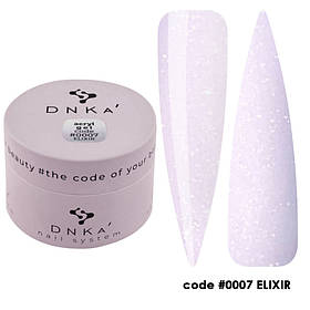 Полігель DNKa Acryl Gel No07 Elixir акрил-гель рожевий із шимером, 30 мл