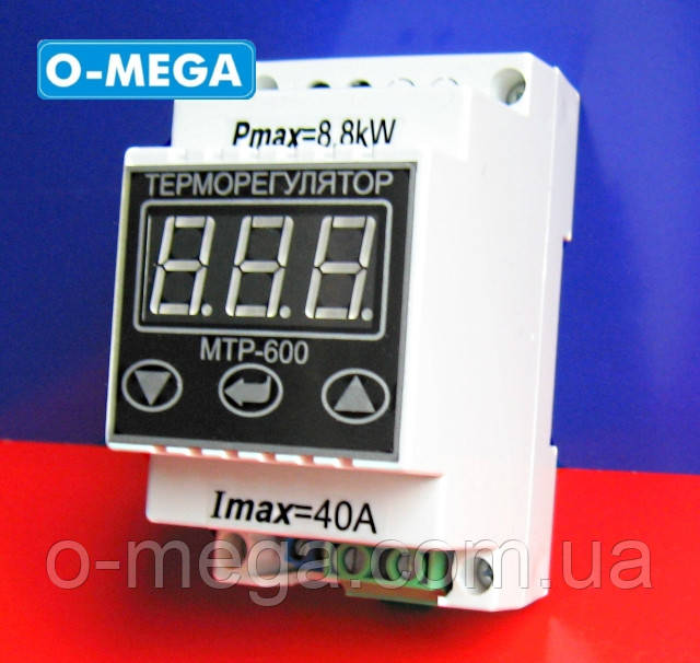Терморегулятор МТР-600 цифровий термопарний (-30°C...+600°C) на 40A