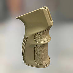 Рукоятка пістолетна для АК47 (AG-47), FAB Defence, Койот, контейнер для двох батарей CR123