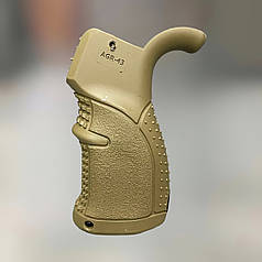 Рукоятка пістолетна для карабінів AR15 / AR10 / M4 / M16 / СР-25 FAB Defence (AGR-43), Койот, прогумоване