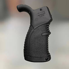 Рукоятка пістолетна для карабінів AR15/AR10/M4/M16/СР-25 FAB Defence (AGR43B), Чорна, прогумована