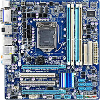 Материнская плата s1156 Gigabyte GA-H55M-UD2H Intel H55 GM 4*DDR3 mATX бу