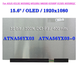 Матриця для ноутбука 15.6 ATNA56YX03-0 OLED FHD 1920x1080 30pin edp БЕЗ Вух роз'єм праворуч внизу нова