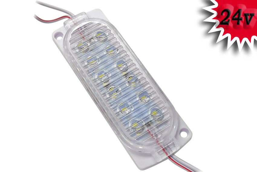 Світлодіодний модуль 24V 12 SMD 2835 (98mm*33mm) білий