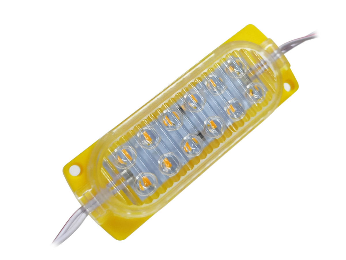 Світлодіодний модуль 12V 12 SMD 2835 (98mm*33mm) жовтий