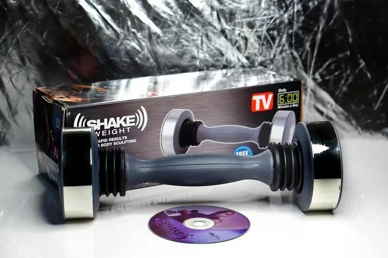 "Shake Weight: эффективный домашний тренажер с вибрацией для фитнеса, который поможет укрепить и тонизировать - фото 6 - id-p1903285387