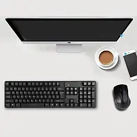 Комплект Wireless TJ-808 клавіатура мембранна + миша бездротова 1600 DPI, USB Клавіатура + пми